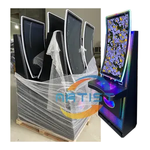 Verticale/Gebogen Hd Touch Screen Multi-Versie Arcade Game Power Fire Link Fusie 2/3/4/5 In 1 Muntbediende Vaardigheidsspelmachine