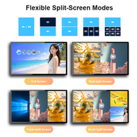 Pantalla Publicitaria Digital LCD Comercial de 43/55/65 Pulgadas, 4K IPS, Sistema Android, Pantalla Táctil Personalizada OEM para Centro Comercial
