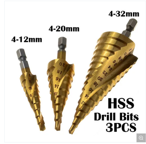 Công Cụ Điện Khoan Gỗ 2021 <span class=keywords><strong>3</strong></span>-12Mm 4-12Mm 4-20Mm 3PS Nhà Sản Xuất Bước Khoan <span class=keywords><strong>Bit</strong></span> - Product Image 4