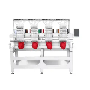 4 Head industrial digital embroidery machine computerized nice price