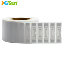 Étiquette RFID UHF longue portée, puce U9, 860-960 MHz, 96 bits, EPC Gen2, imprimable, autocollante, pour inventaire de détail et vêtements