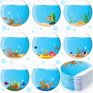 Cartoon Sticky Notes High Stickiness Plant-themed Fish tank Theme <b>Memo</b> <b>Pad</b> Enterprise Customized LOGO Business Gifts - Product Image 6