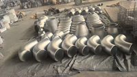 Coude de raccordement pour échangeur de chaleur de chaudière haute température en acier allié prêt à l'hydrogène avec revêtement durable ASTM A234 WP11 WP22