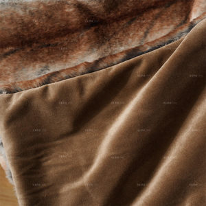 Couverture de luxe en fausse fourrure imprimée, épaisse, anti-peluchage, réversible, en fausse fourrure de renard, pour cadeau, hôtel, textile de maison - Product Image 3