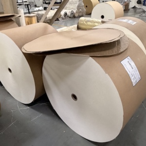 Rouleau de papier enduit de PE en vrac, imperméable et résistant à la graisse, matière première pour contenants alimentaires à emporter - Product Image 6