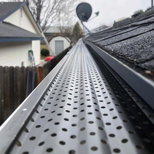 2024 chất lượng cao nhôm PVC mưa máng xối che mái mưa máng xối bảo vệ sản xuất tại Trung Quốc - Product Image 4