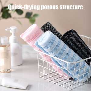 Bathing Towel Korean Style for Body Cleaning Rubbing Washcloth Bath Nylon Towel Brush for <strong>Back</strong> Towels Exfoliating <strong>Scrub</strong> - Product Image 2