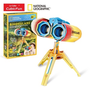 Lecube cadeau créatif 3D stéréo télescope Puzzle enfants fait à la main éducatif Science jouet papier assemblage modè<span class=keywords><strong>le</strong></span> ensembles inclus - Product Image 5