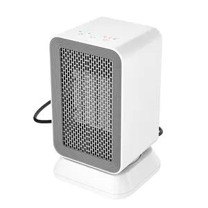 PTC-calentador de cerámica portátil para habitación, máquina de calefacción eléctrica y refrigeración, ventilador de escritorio alimentado por calor