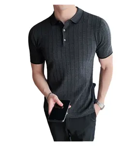 Summer New High Quality Custom Design Your Own Brand Polo Shirt Short Sleeve Men's Viscose Dry Men's Golf Polo T Shirt
