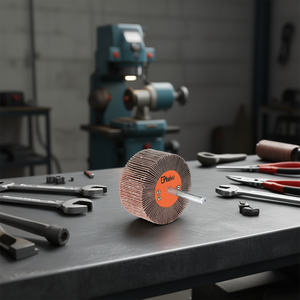 Roue à lamelles abrasives Ttake 50x20 mm, grain 80, tige de 6 mm pour le meulage - Product Image 3