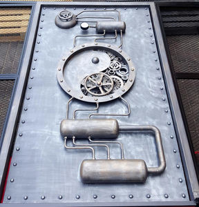 Gran oferta, puerta submarina de Metal pesado de hierro Retro personalizada, barra de modelado, <span class=keywords><strong>restaurante</strong></span>, habitación secreta, puerta de Escape para Bar - Product Image 2