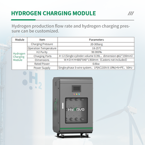 Équipement de production d'hydrogène vert PEM pour le remplissage de véhicules, vélos, batteries et réservoirs à hydrogène - Product Image 4