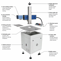 Machine de marquage laser CO2 CNC haute précision, refroidie par air, pour bois, caoutchouc, plastique, facile à utiliser, compatible AI BMP DXF DST, garantie 1,5 an