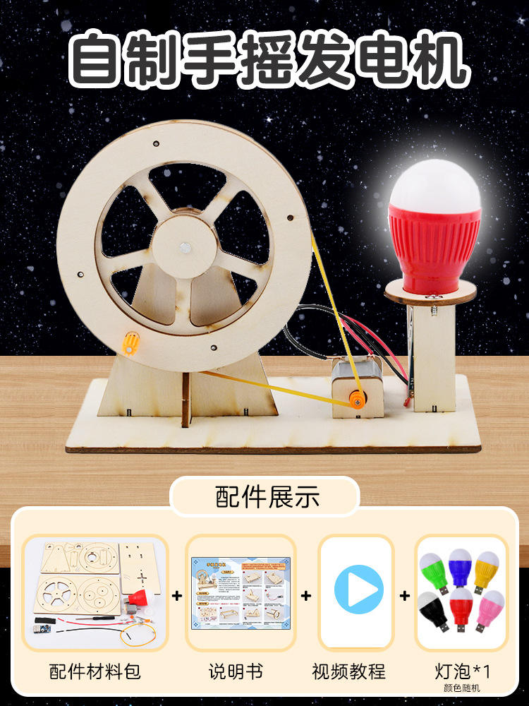 Manivela generatorsend bombilla