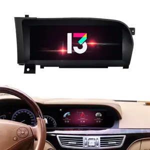 IPS 10.25 inch 8 core CPU Android 13 Touch Screen Stereo Multimedia for Mercedes S class W221 C216 S350 S400 S450 2007-2013