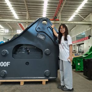 Triángulo Amarillo Blanco LC1400 Fábrica de demolición de herramientas para excavadora Martillo triturador pequeño hidráulico - Product Image 4