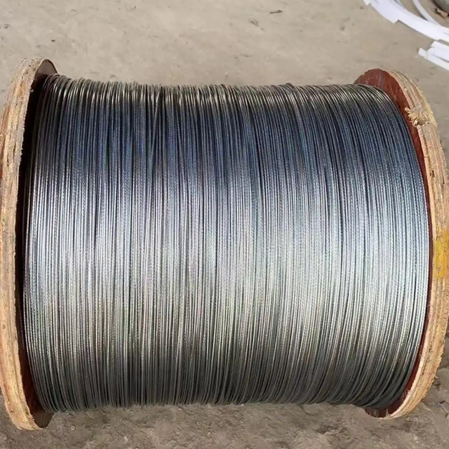 ASTM B415 Standard Size 2.6mm 3.2mm 3.5mm 4.0mm Aluminum Clad Steel Wire for Electric Cable /OPGW