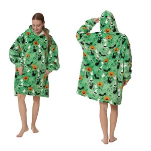 Oversized <strong>Blanket</strong> <strong>Hoodie</strong> for Adults Winter Plus Size <strong>Women</strong> Hoodies Man Wearable <strong>Hoodie</strong> <strong>Blanket</strong> with Sleeves Halloween Loungewear - Product Image 2