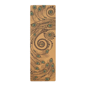 <span class=keywords><strong>Tapis</strong></span> de yoga en liège naturel écologique à motif personnalisé, ensemble de <span class=keywords><strong>tapis</strong></span> de yoga en liège, antidérapant, épaissi, pour gymnastique, danse et yoga - Product Image 4