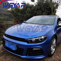 WGYAP R Style Body Kit para Volkswagen Scirocco 2009-2014 Parachoques de coche de plástico PP de alta calidad Posición delantera Fácil instalación