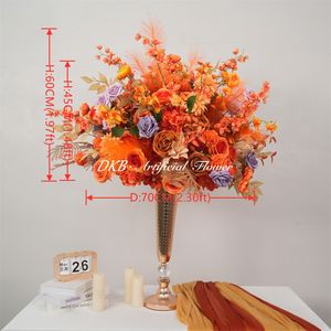 DKB Wedding Party <b>Table</b> Decorations Silk Roses Centerpieces Wedding Party <b>Table</b> Decorations Customizable Sizes Flower Balls - Product Image 2