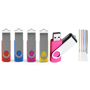 ขายส่งอุปกรณ์อิเล็กทรอนิกส์ราคาถูก <span class=keywords><strong>แฟลชไดร์ฟ</strong></span> USB ความจุ 32GB 16GB 8GB หมุนได้ 360 องศา รับทำโลโก้ฟรี Cle USB Flash Drives - Product Image 1