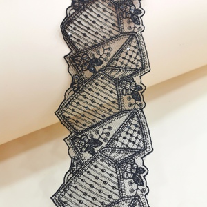 2024 Hot Selling <strong>Sequin</strong> Lace Mesh Embroidery Lace Decoration Women's Underwear <strong>Bra</strong> Long Lace Evening Dress Women's Long Skirt - Product Image 5