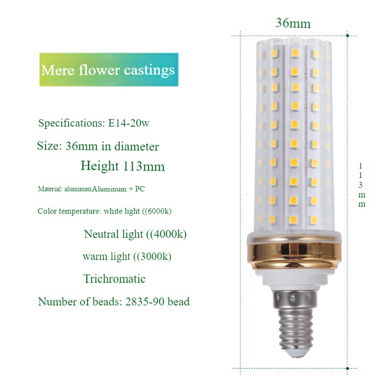 E14-20W d'or