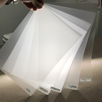 LGT075J Film diffuseur de lumière LED en gros de Chine, film de diffusion en plastique pour téléviseur à double surface anti-buée