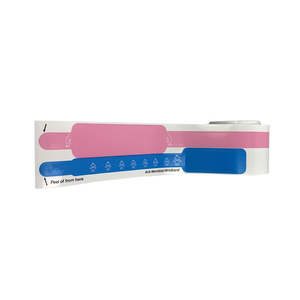 Pulsera pulsera Pulseras médicas promocionales Muñequeras Pulsera de eventos desechables para hospital - Product Image 3