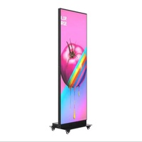 Écran LED vidéo couleur P2.5 étanche 16:9 pour affichage numérique en intérieur, centres commerciaux, signalisation numérique USB, publicité pour ascenseurs