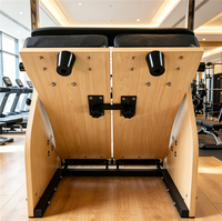 Chaise Wunda de Pilates de qualité commerciale en bois de caoutchouc naturel avec des barres en fer durables - Écologique et conçue pour durer
