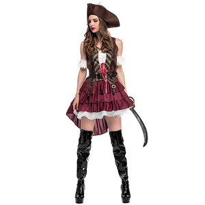 Disfraz de Pirata Bucanera para Mujer, Halloween, Actuación en Escenario, Cosplay, Juego de Roles, Carnaval, Fiesta, Disfraz Elegante - Product Image 3