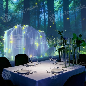 Sistema de Proyección Inmersiva para Áreas de Comedor de Restaurantes Temáticos con Sensor de Movimiento y Experiencia Visual Interactiva - Product Image 6