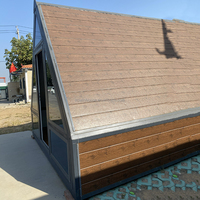 Cabines minuscules maison mobile camping-car Villa Triangle Kit maisons cabine Structure en acier préfabriqué une cabine à cadre
