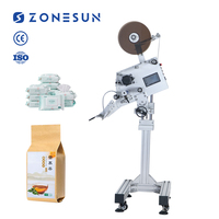 ZONESUN ZS-TB170 Carte À Gratter Surface Plane Bouteille Poche D'étiquetage Automatique Coller Machine Pour Cosmétiques