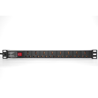 Multiprise 6 prises avec interrupteur Carte d'extension de courant nominal 15A 6 prises CA pour 110v/240v