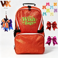 Sac à dos scintillant pour femmes et filles, idéal pour la danse, la gymnastique, les sports, sac à dos scolaire portable avec paillettes