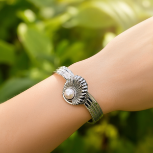 Bracelet en perles en acier inoxydable 316L plaqué or PVD, bijoux durables et résistants pour femmes - Product Image 3