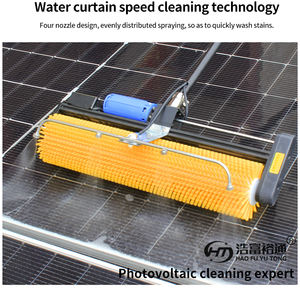 Brosse de Nettoyage de Panneaux Solaires Roulante, <span class=keywords><strong>Robot</strong></span> <span class=keywords><strong>Nettoyeur</strong></span> Rechargeable pour Toit, Machines et Équipements Photovoltaïques - Product Image 2