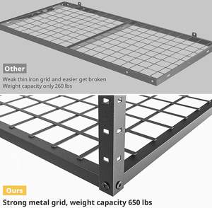 Étagère murale de <span class=keywords><strong>Garage</strong></span>, étagère de montage, système de support suspendu, étagère de <span class=keywords><strong>plafond</strong></span> de stockage en entrepôt - Product Image 4