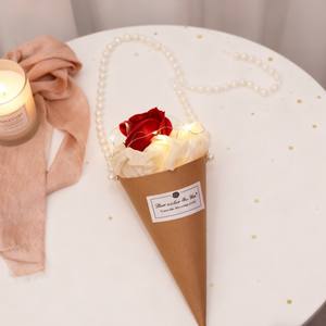 Valentine's Day gift creative ice cream bouquet finished product for Girlfriend and girlfriend <b>soap</b> flower - Product Image 2