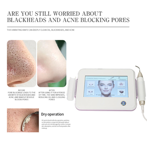 Outil de suppression des points noirs pour le visage, lame vibrante pour un nettoyage en profondeur, exfoliation, nettoyage des pores, blanchiment de la peau, rajeunissement de la peau - Product Image 3