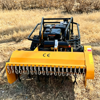 Tondeuse à gazon robotisée télécommandée, machine à couper l'herbe, tondeuse à gazon RC pour l'entretien des pelouses des jardins, des fermes et des parcs