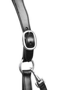 Licou de cheval en cuir de vache durable à 100% avec matériel en acier inoxydable solide, parfait pour les courses et les sports équestres professionnels - Product Image 6