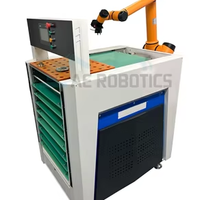 Stazione di Carico/Scarico Cobot per Silos di Materiale Impilati Verticalmente