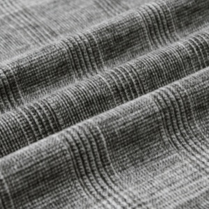 25 marchandises spot en stock pas de quantité minimale de commande spécial noir blanc Glen <span class=keywords><strong>à</strong></span> carreaux léger doux <span class=keywords><strong>laine</strong></span>-coton mélange tissu pour costume manteau robe - Product Image 3