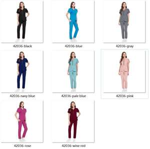 42036 en Stock cremallera abierta Lotus mujer cuerpo <span class=keywords><strong>traje</strong></span> <span class=keywords><strong>camisa</strong></span> manga larga Mujer <span class=keywords><strong>traje</strong></span> falda enfermera uniforme Tailandia - Product Image 5