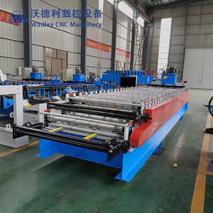 Máquina de Conformación de Rollos para la Fabricación de Tejas de Acero Trapezoidales de Doble Capa para Materiales de Construcción - Product Image 5